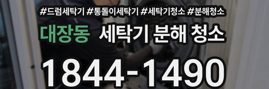 대장동 세탁기 분해 청소