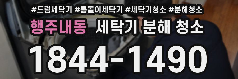 행주내동 세탁기 분해 청소