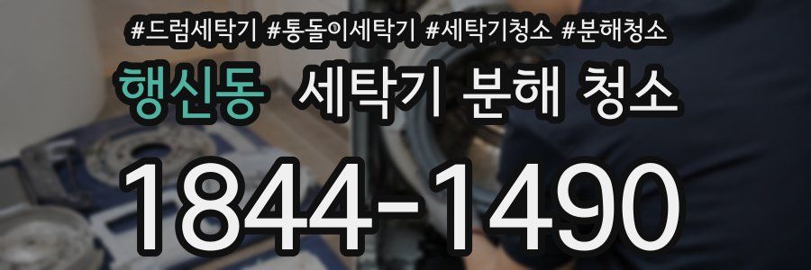행신동 세탁기 분해 청소