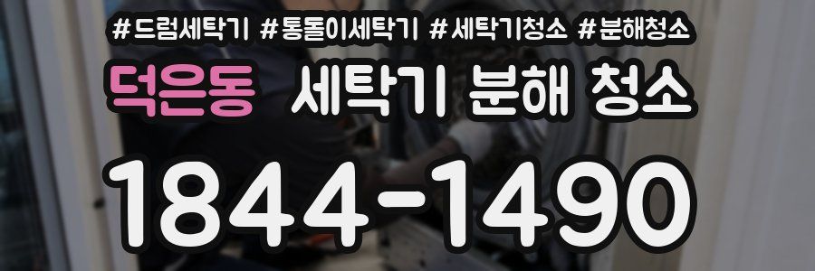 덕은동 세탁기 분해 청소