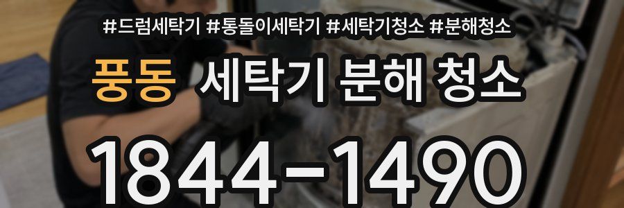 풍동 세탁기 분해 청소