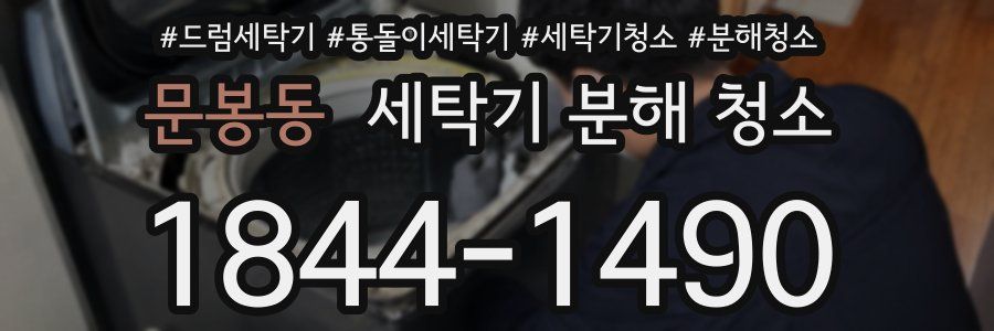 문봉동 세탁기 분해 청소