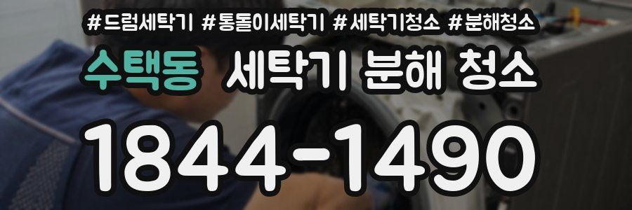 수택동 세탁기 분해 청소