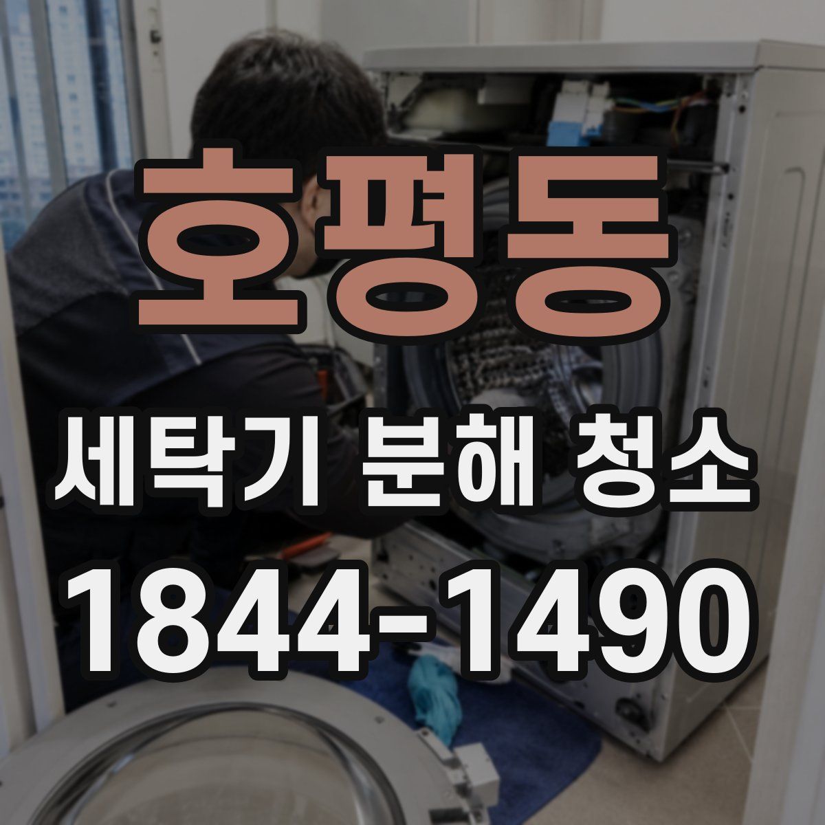 호평동 세탁기 분해 청소