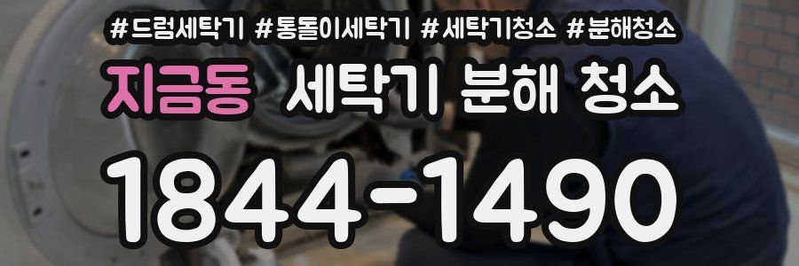 지금동 세탁기 분해 청소
