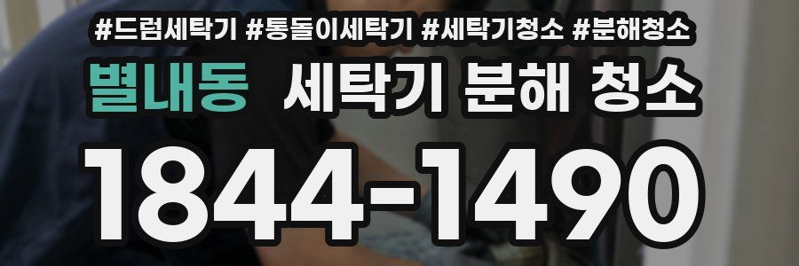 별내동 세탁기 분해 청소