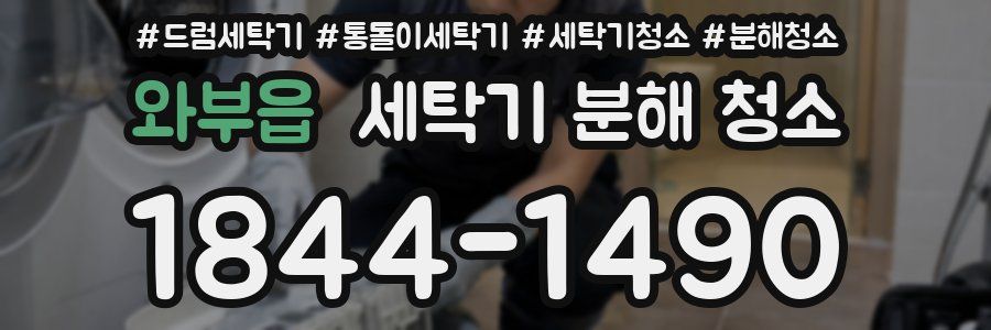 와부읍 세탁기 분해 청소