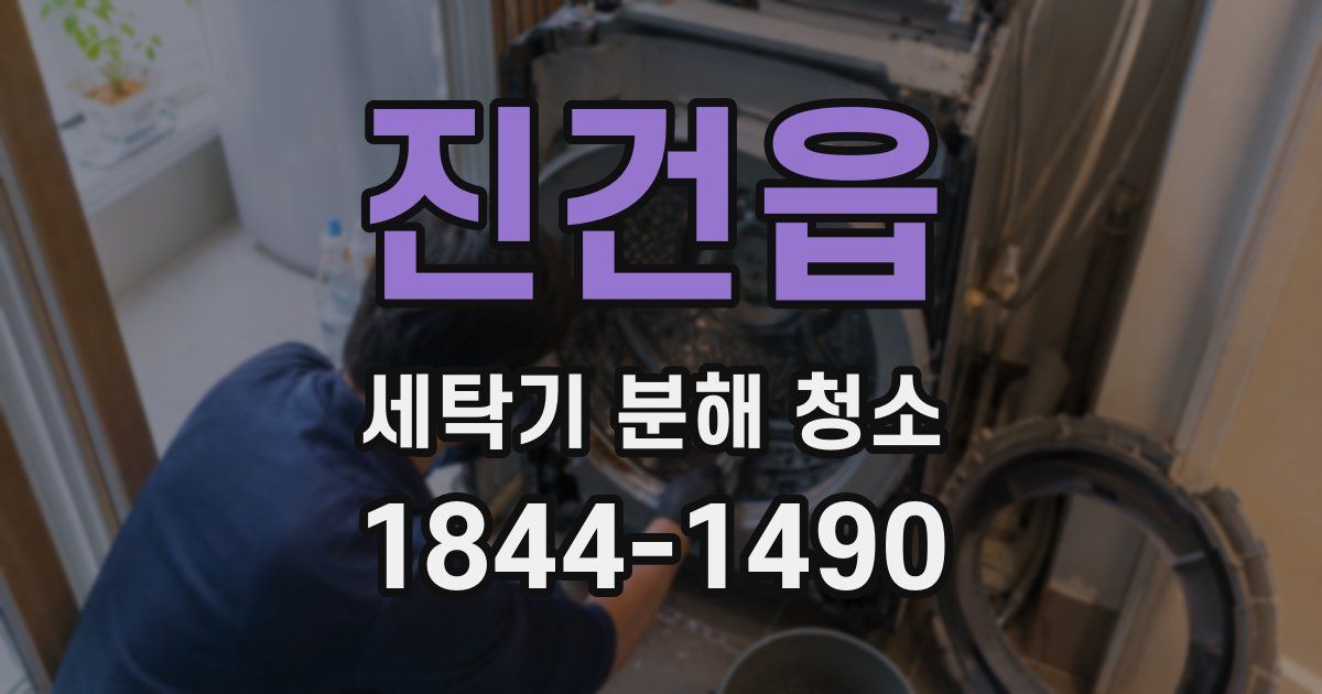 진건읍 세탁기 분해 청소