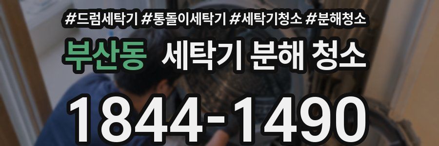 부산동 세탁기 분해 청소