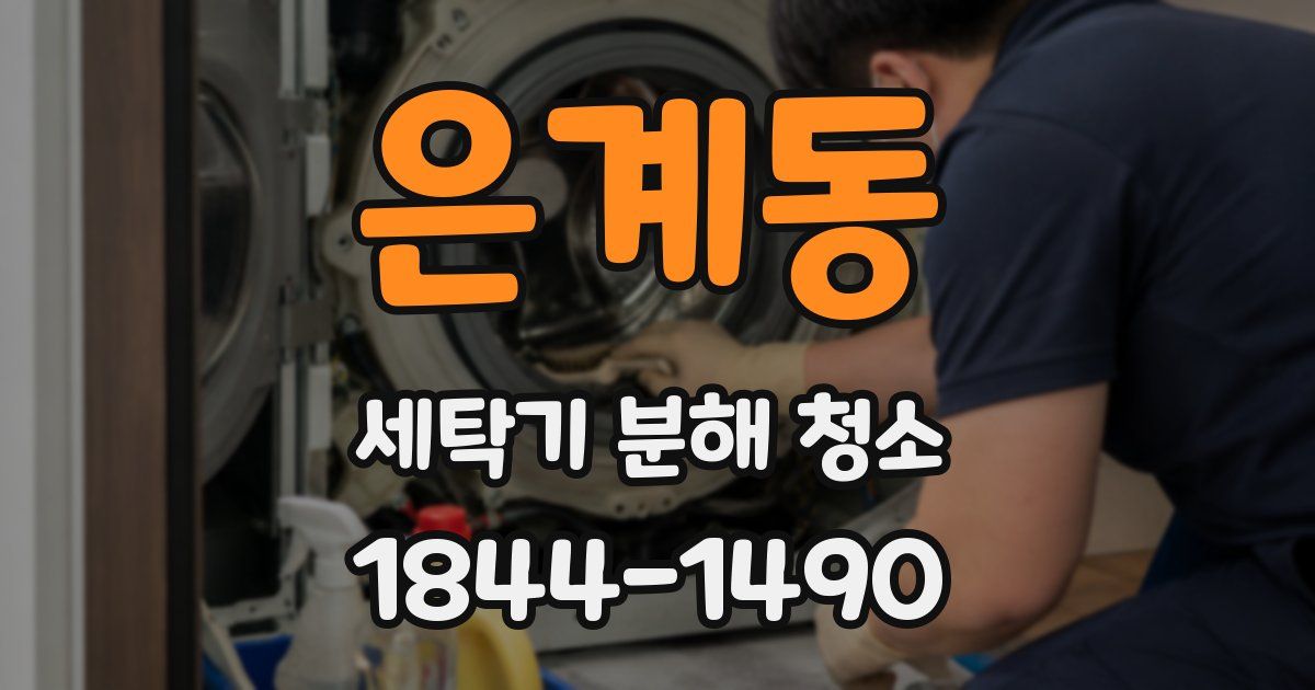 은계동 세탁기 분해 청소