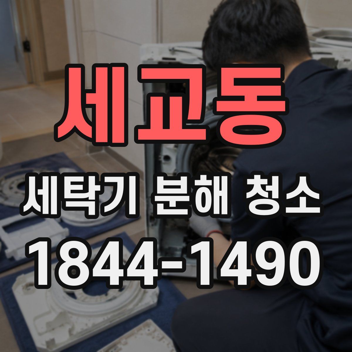세교동 세탁기 분해 청소