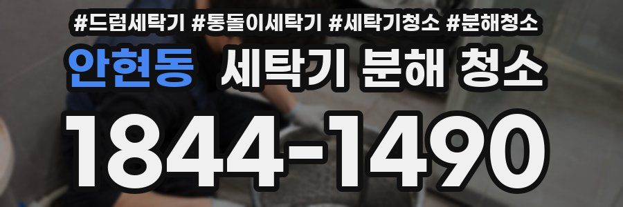 안현동 세탁기 분해 청소