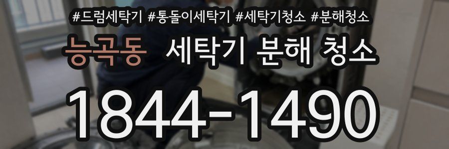 능곡동 세탁기 분해 청소