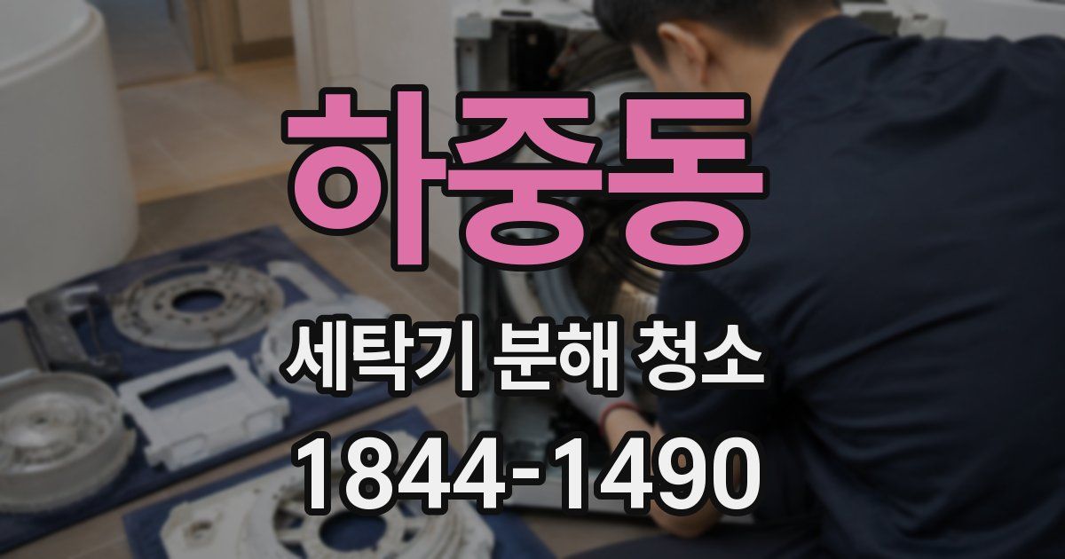 하중동 세탁기 분해 청소