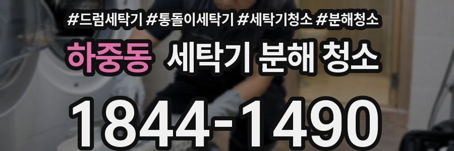 하중동 세탁기 분해 청소