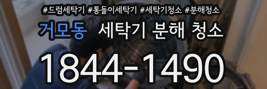 거모동 세탁기 분해 청소