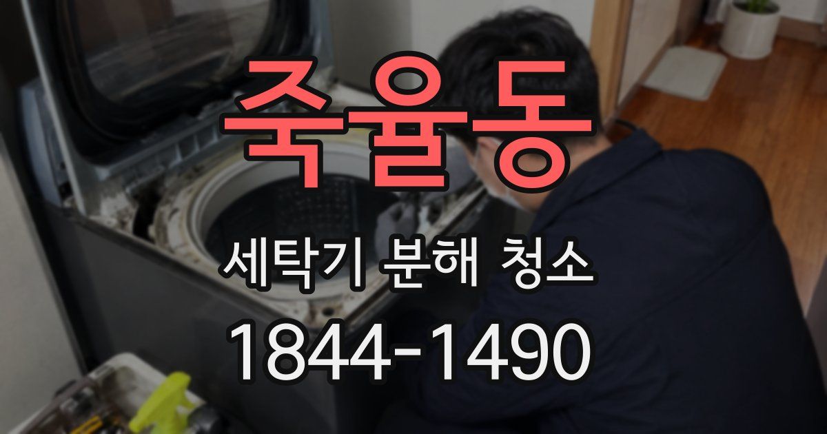 죽율동 세탁기 분해 청소
