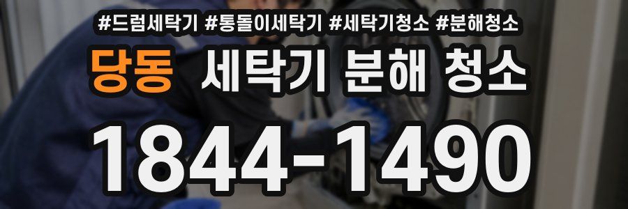 당동 세탁기 분해 청소