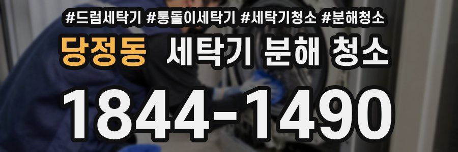 당정동 세탁기 분해 청소