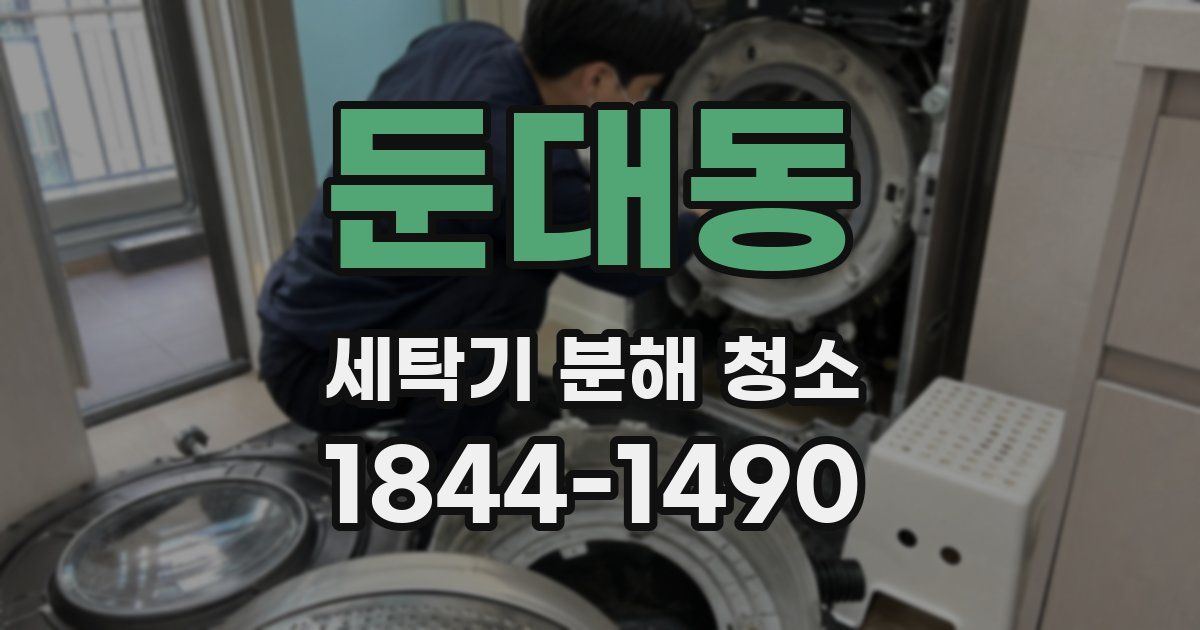 둔대동 세탁기 분해 청소