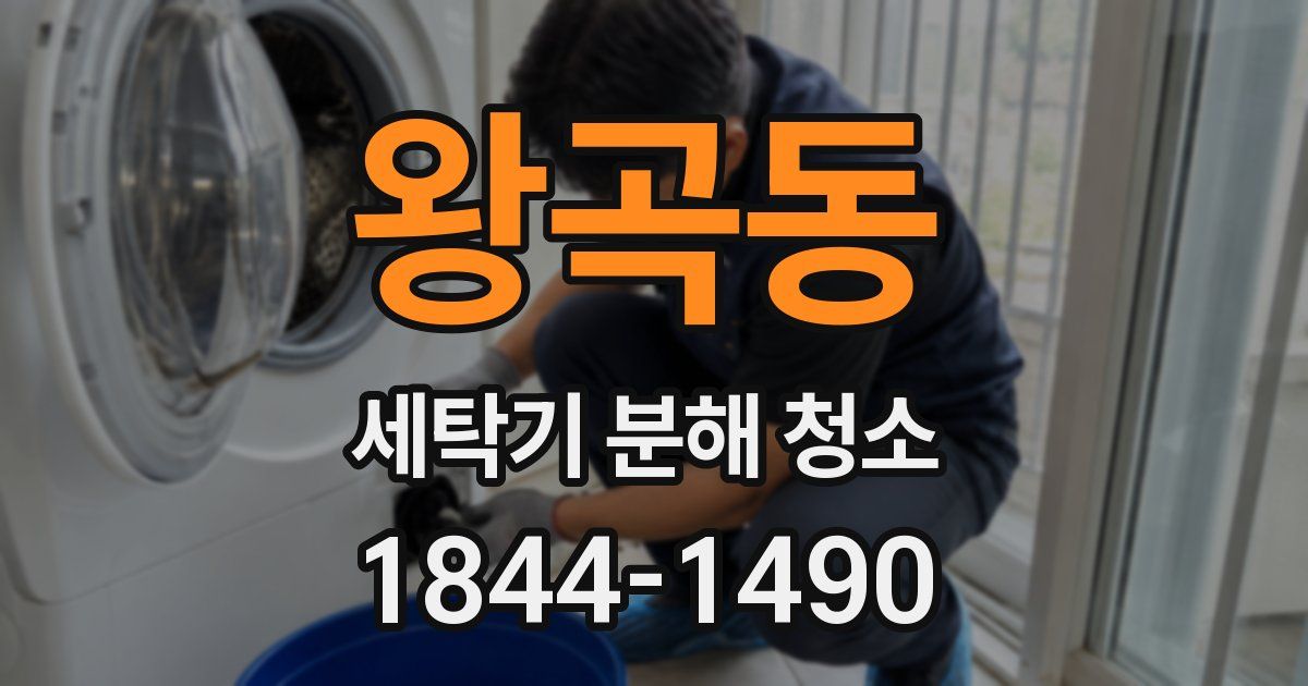 왕곡동 세탁기 분해 청소