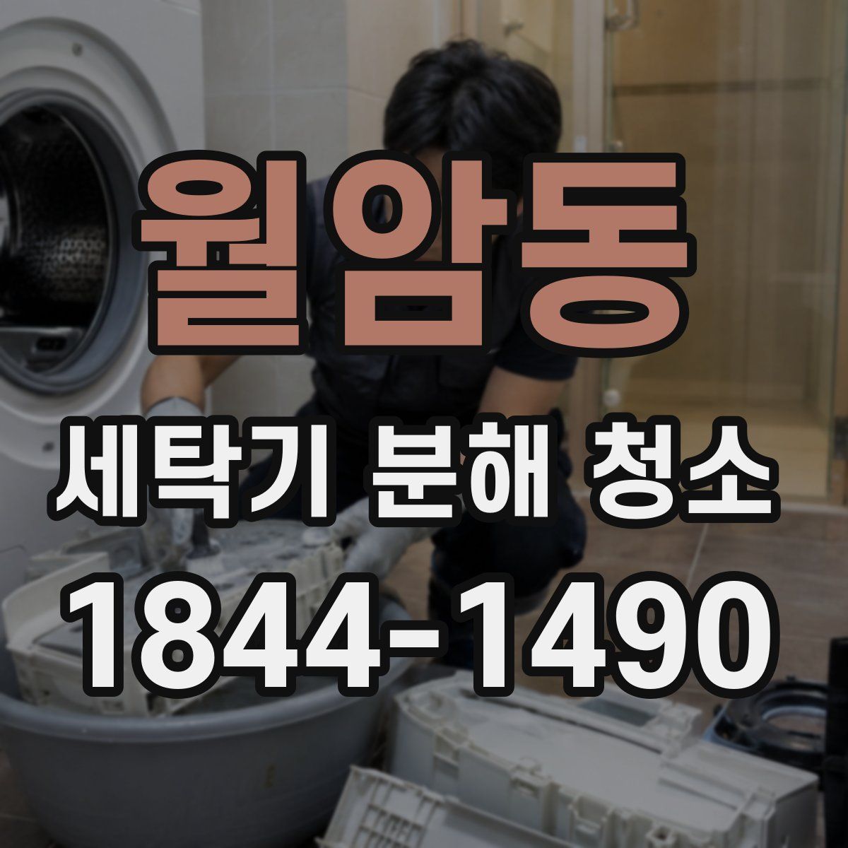 월암동 세탁기 분해 청소