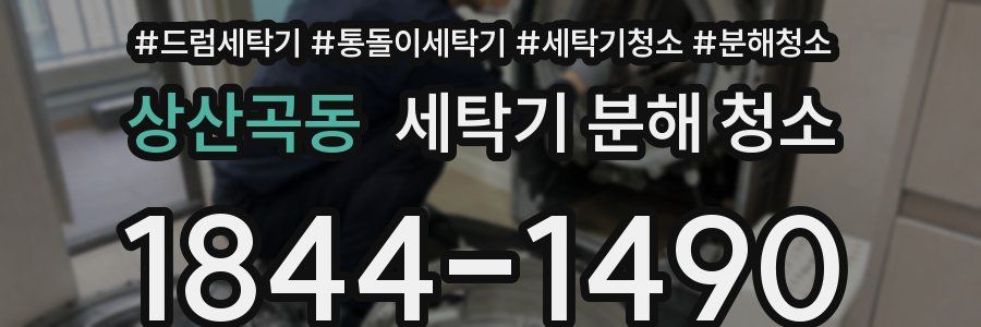 상산곡동 세탁기 분해 청소