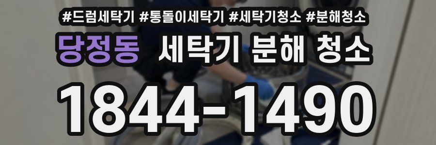 당정동 세탁기 분해 청소