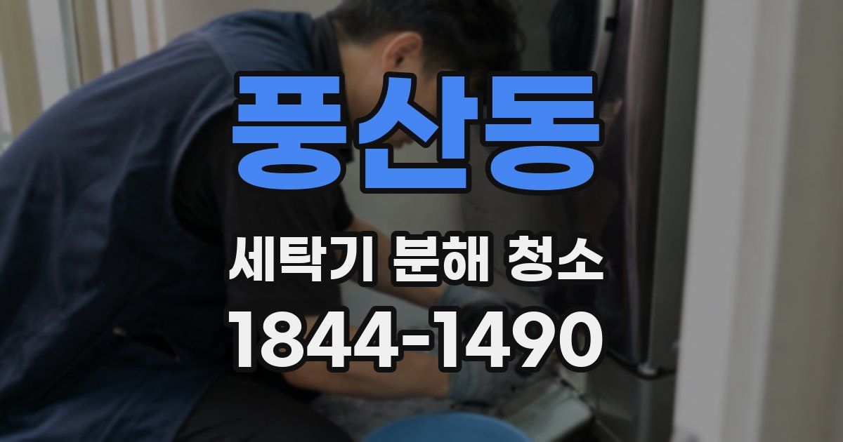 풍산동 세탁기 분해 청소