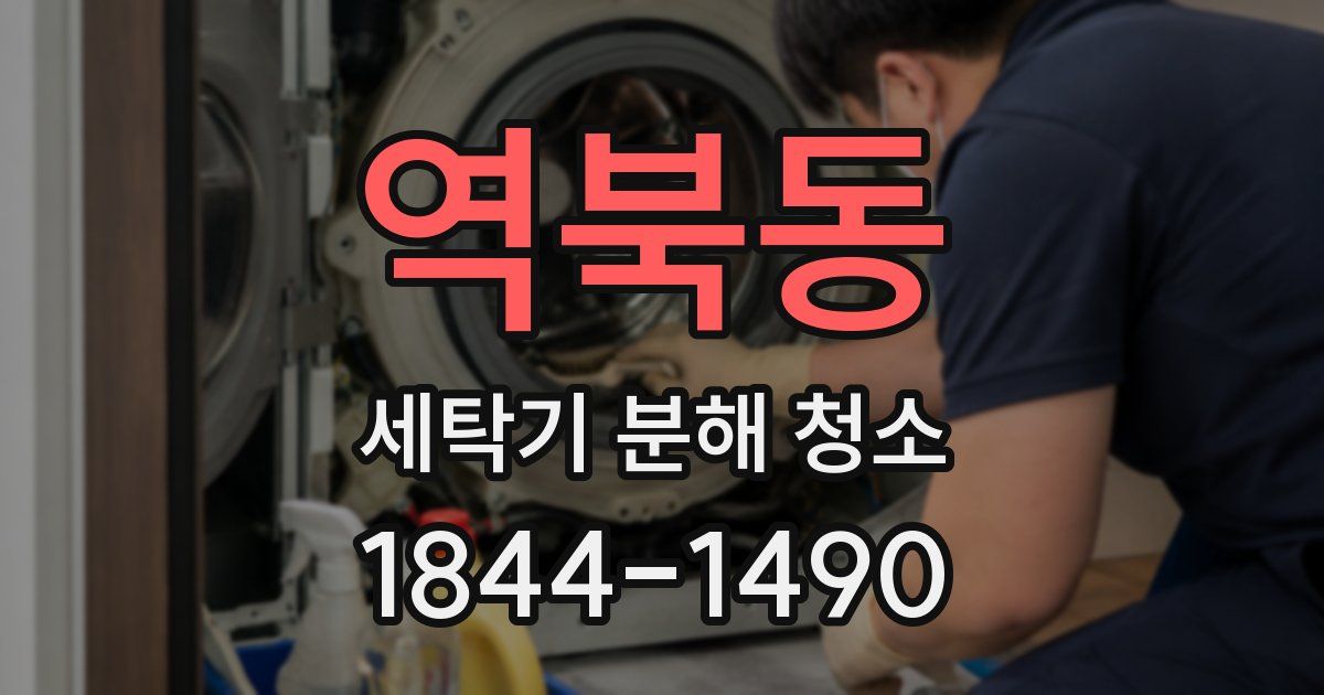 역북동 세탁기 분해 청소