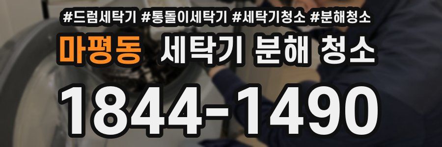 마평동 세탁기 분해 청소