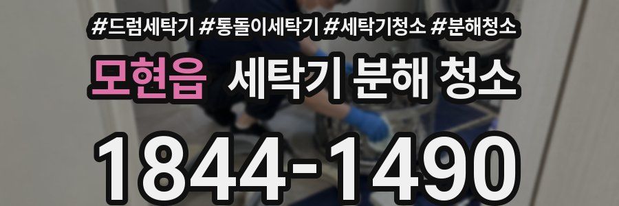 모현읍 세탁기 분해 청소