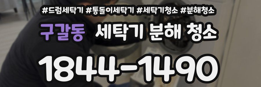 구갈동 세탁기 분해 청소