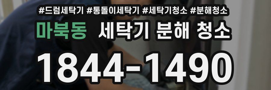 마북동 세탁기 분해 청소