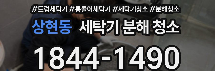 상현동 세탁기 분해 청소