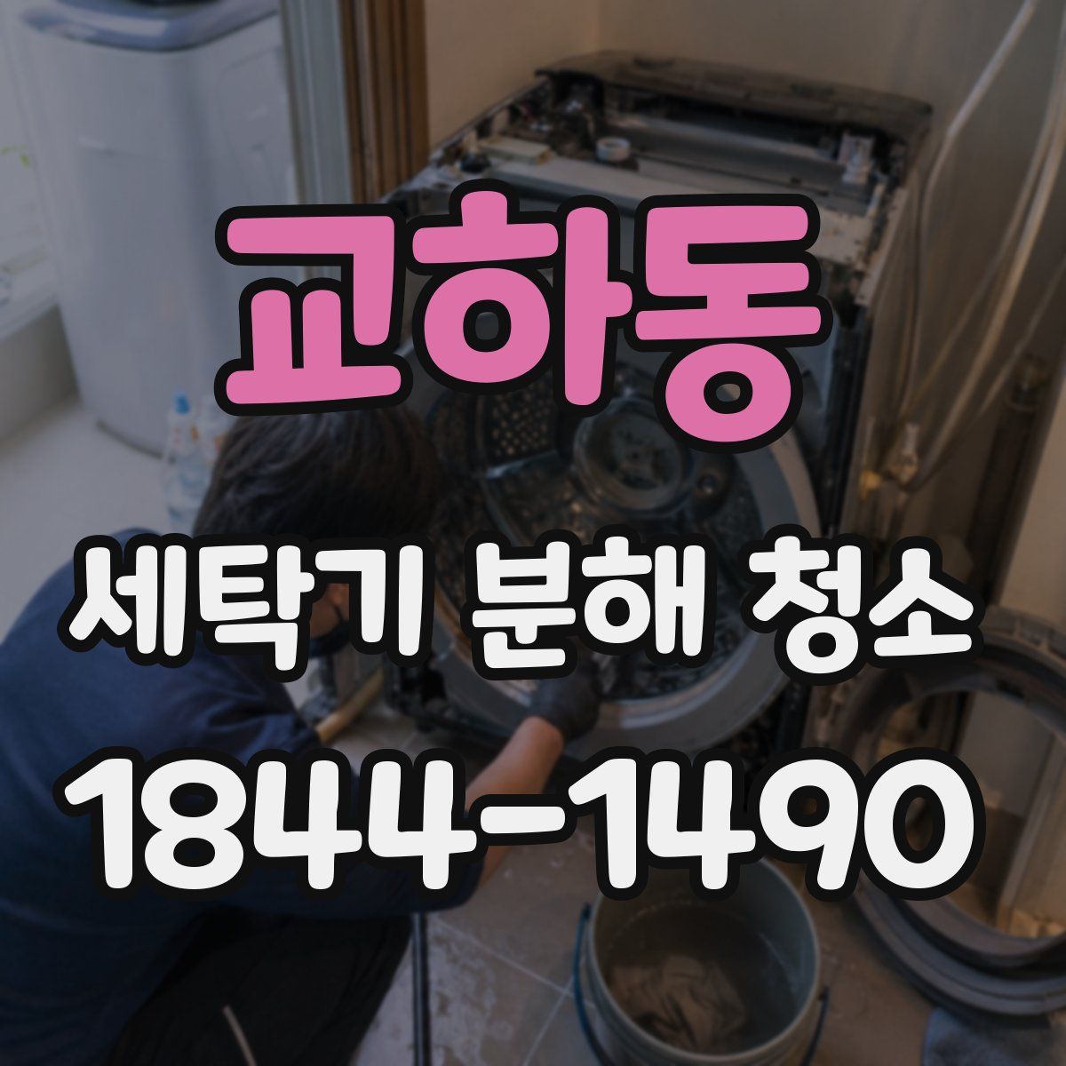 교하동 세탁기 분해 청소