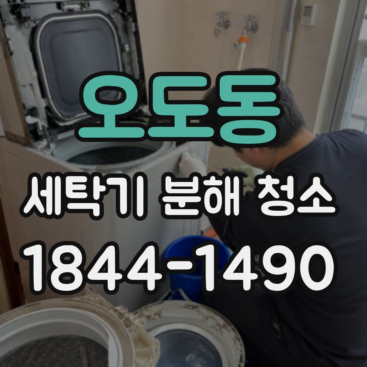 오도동 세탁기 분해 청소