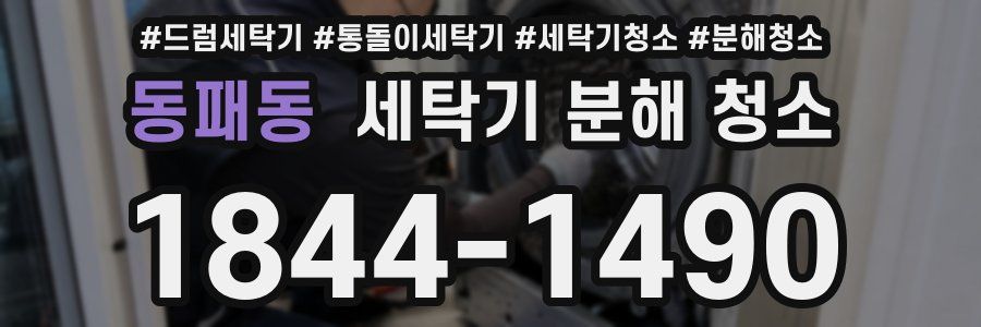 동패동 세탁기 분해 청소