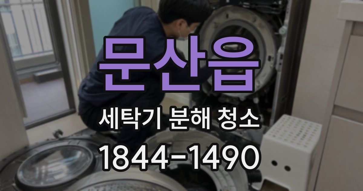 문산읍 세탁기 분해 청소