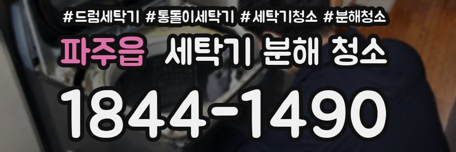 파주읍 세탁기 분해 청소