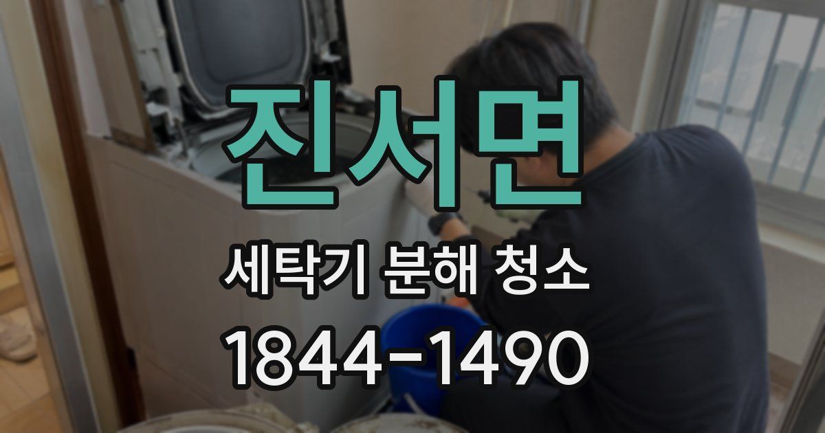 진서면 세탁기 분해 청소