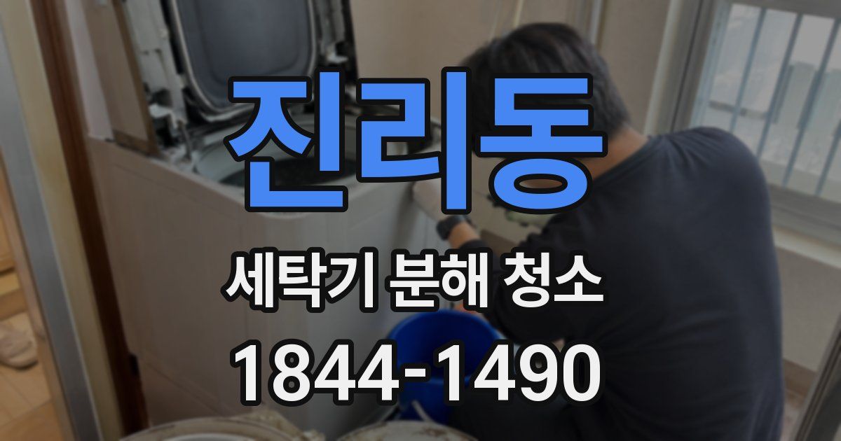 진리동 세탁기 분해 청소