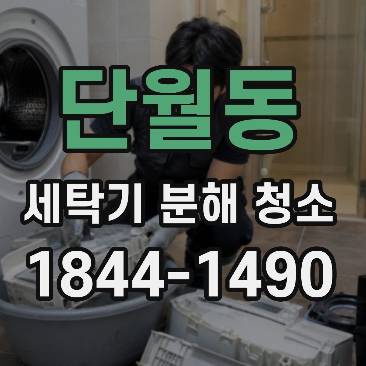 단월동 세탁기 분해 청소