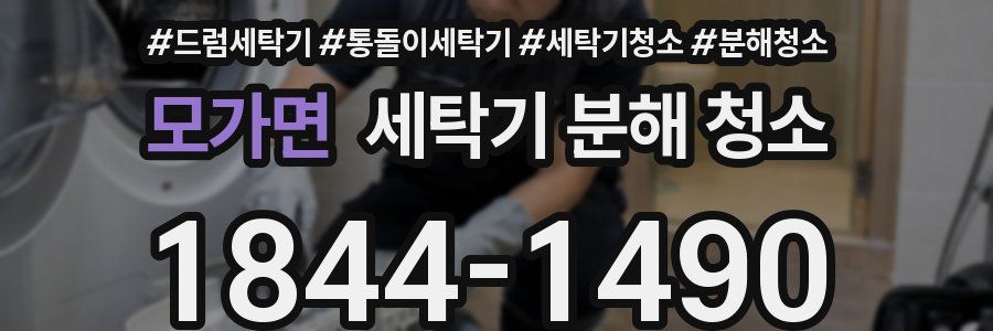 모가면 세탁기 분해 청소