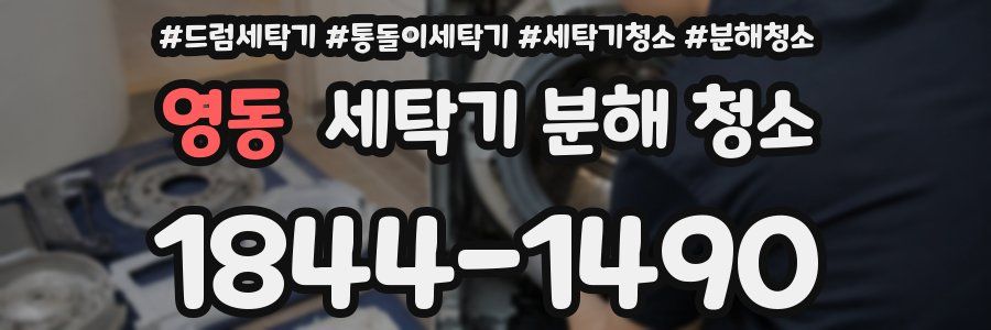 영동 세탁기 분해 청소