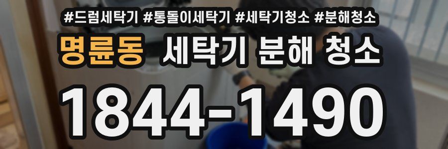 명륜동 세탁기 분해 청소