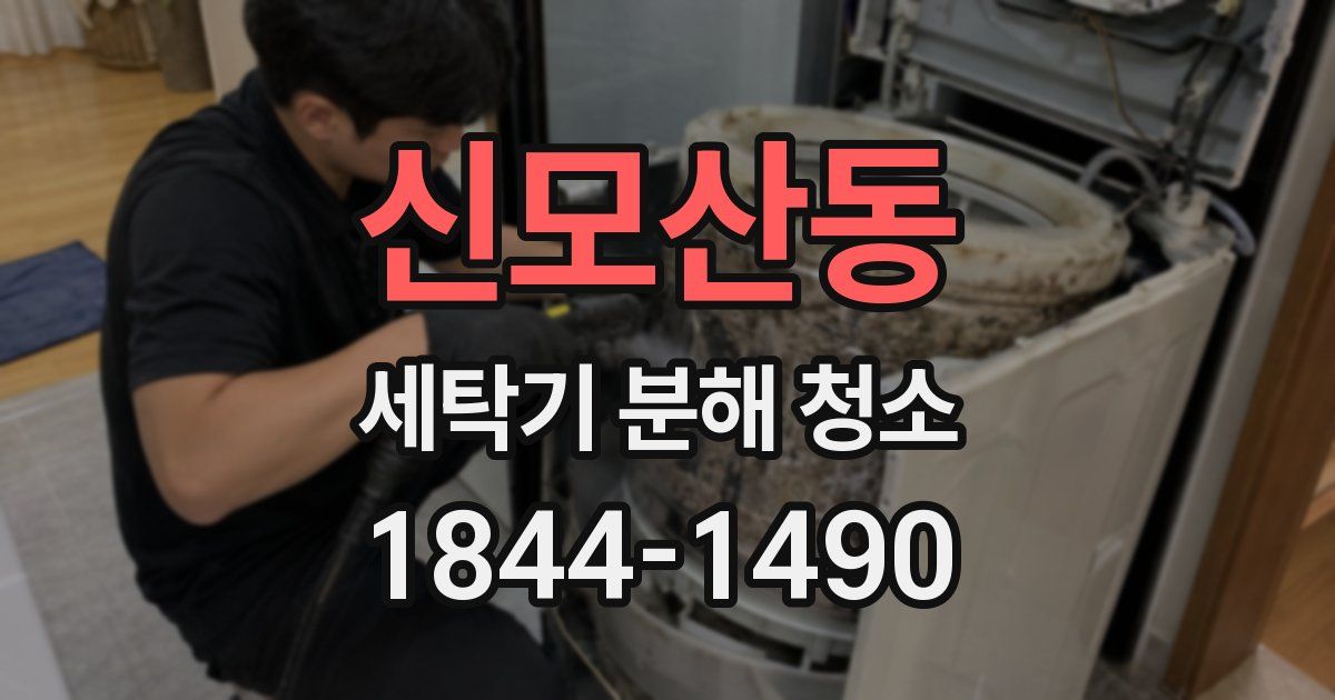 신모산동 세탁기 분해 청소
