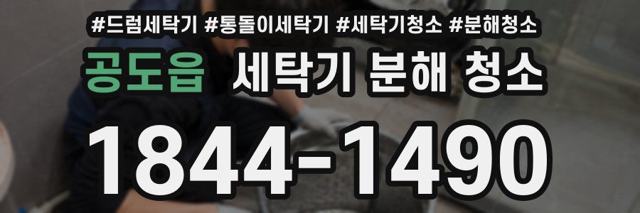 공도읍 세탁기 분해 청소