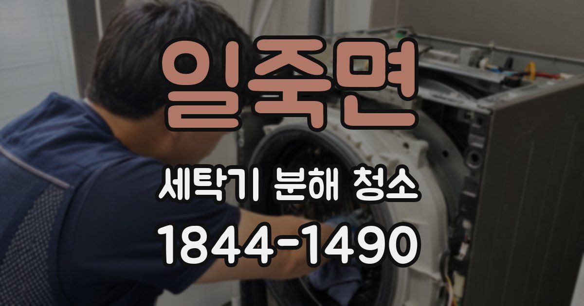 일죽면 세탁기 분해 청소