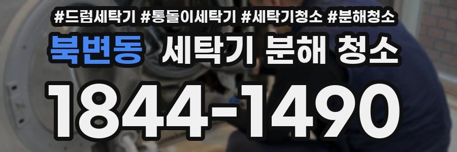 북변동 세탁기 분해 청소